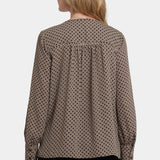 Liliana Peasant Blouse - Capucine Dots