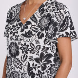 Pleated Flutter Sleeved Blouse - Palm Royale
