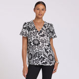 Pleated Flutter Sleeved Blouse - Palm Royale