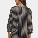 Pintuck Blouse - Benoit Stripe