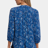 Pintuck Blouse - Fleur d'Yvette