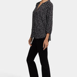 Pintuck Blouse - Francoise Dots