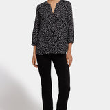Pintuck Blouse - Francoise Dots