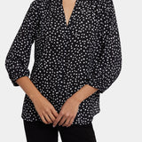 Pintuck Blouse - Francoise Dots