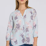 Pintuck Blouse - Graceful Blossom