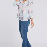 Pintuck Blouse - Graceful Blossom