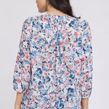 Pintuck Blouse - Desert Blooms