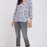 Pintuck Blouse - Desert Blooms