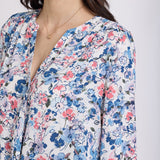 Pintuck Blouse - Desert Blooms