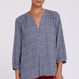 Pintuck Blouse - Gillian Geo