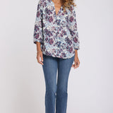 Pintuck Blouse - Ballad Abloom