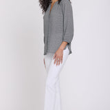Pintuck Blouse - Night Daisy