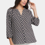 Pintuck Blouse - Roca Lissa