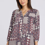 Pintuck Blouse - Vintage Patchwork