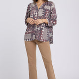 Pintuck Blouse - Vintage Patchwork
