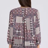 Pintuck Blouse - Vintage Patchwork