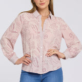 Taylor Blouse - Rock Flower Combo