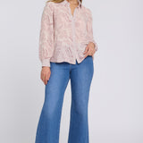 Taylor Blouse - Rock Flower Combo