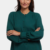 Janie Blouse - Pine Forest
