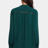 Janie Blouse - Pine Forest