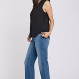 Gabrielle Sleeveless Blouse - Black