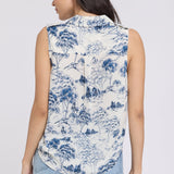 Gabrielle Sleeveless Blouse - Le Parc de Treville