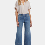 Teresa Wide Leg Ankle Jeans - Majorca Bay