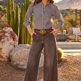 Simone Wide Leg Jeans - Dusty Ash