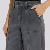 Simone Wide Leg Jeans - Dusty Ash