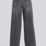 Simone Wide Leg Jeans - Dusty Ash