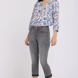 Chloe Skinny Capri Jeans - Dusty Ash