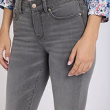 Chloe Skinny Capri Jeans - Dusty Ash