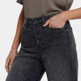 Teresa Wide Leg Ankle Jeans - Grey Province