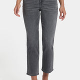 Marilyn Straight Ankle Jeans - Dusty Ash