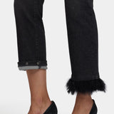 Marilyn Straight Ankle Jeans - French Nightfall