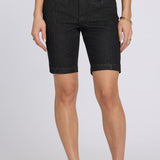 Ella Denim Shorts - Black Rinse
