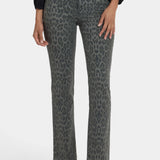 Marilyn Straight Jeans - Vine Leaf Leopard