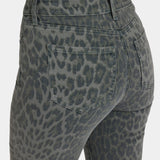 Marilyn Straight Jeans - Vine Leaf Leopard