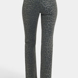 Marilyn Straight Jeans - Vine Leaf Leopard