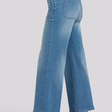 Mia Palazzo Ankle Jeans - Port Sea