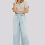 Simone Wide Leg Jeans - Desert Shoreline