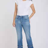 Bailey Relaxed Straight Ankle Jeans - Port Sea