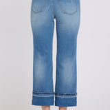 Bailey Relaxed Straight Ankle Jeans - Port Sea