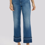 Bailey Relaxed Straight Ankle Jeans - Sun Soak