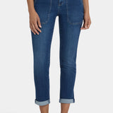 Margot Girlfriend Jeans - Vintage Lapis