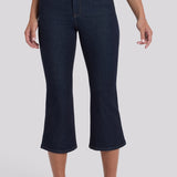 Monica Kick Flare Crop Jeans - Magical