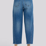 Alyssa Relaxed Crop Jeans - Pacifica