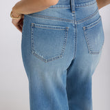 Teresa Wide Leg Ankle Jeans - Port Sea
