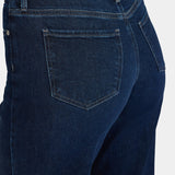 Teresa Wide Leg Ankle Jeans - Midnight Breeze
