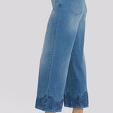 Teresa Wide Leg Ankle Jeans - Port Sea